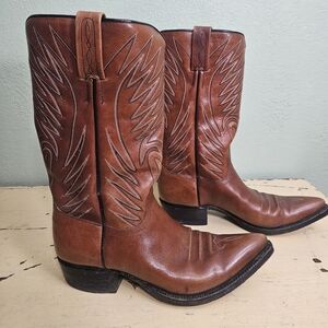 Vintage Dan Post Mens Western Boots